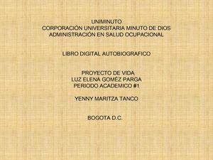 Bibliografia Proyecto De Vida