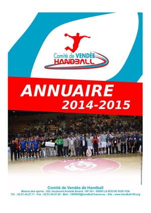 Annuaire Comité Vendée Handball