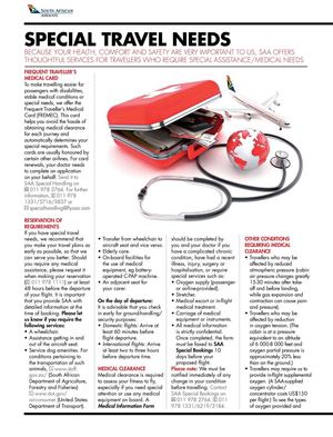 SAA Special Travel Needs Guide