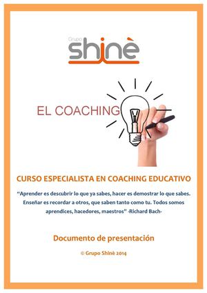 Presentación Curso Especialista en Coaching Educativo