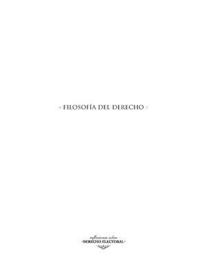 FILOSOFÍA DEL DERECHO