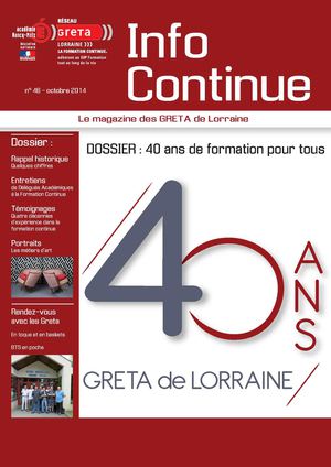 Info Continue - magazine des Greta de Lorraine