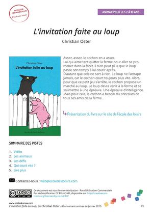 Invitation Faite Au Loup Oster