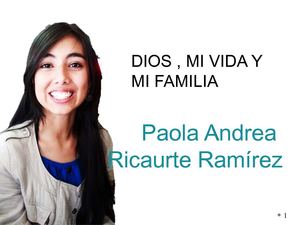 Biografia Paola Ricaurte