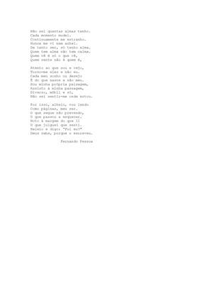 Não Sei Quantas Almas Tenho