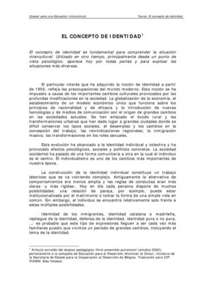 Identidad Cultural