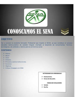 Conozcamos El Sena Regional Cauca