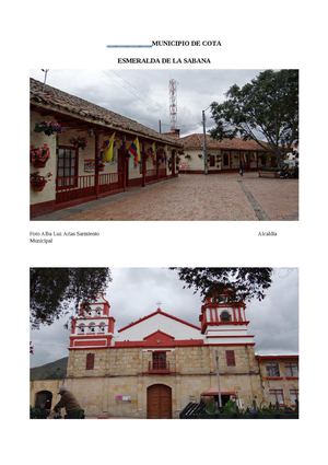 Municipio De Cota 2014