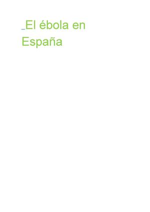 El éBola En España