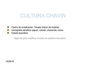 Cultura Chavin