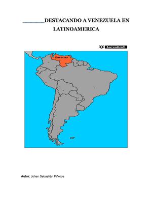Destacando A Venezuela En Latinoamerica
