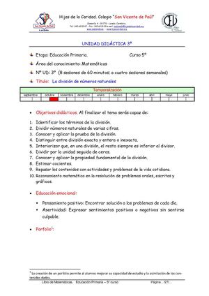 Tema 3 Libro Matematicas 5 2015