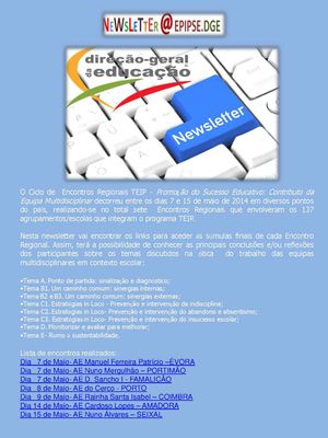 Ciclo de Encontros Regionais Agrupamentos/Escolas TEIP