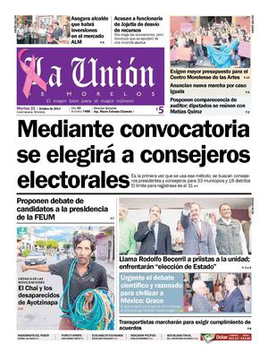 La Unión de Morelos 21 Octubre 2014