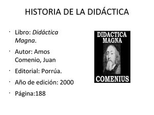 Historia De La Didáctica