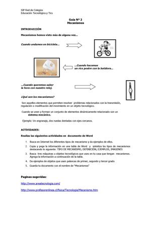 OCTAVOS Guía Nº 2 Mecanismos