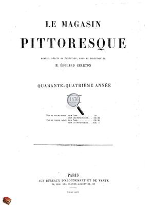 Le Magasin Pittoresque 1876