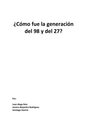 Generaciones