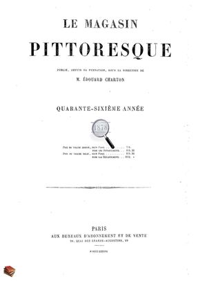 Le Magasin Pittoresque 1878