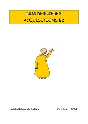 Nouveautés BD octobre 2014