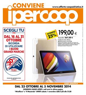 Volantino Iper Coop Marche Dal 23 Ottobre Al 5 Novembre
