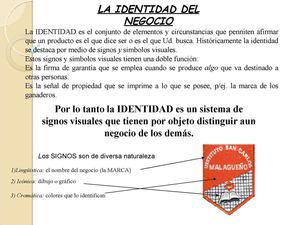 La Identidad Del Negocio