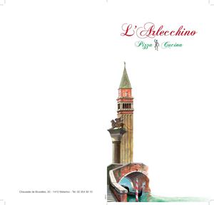 L'Arlecchino (Waterloo) - Menu (Carte)