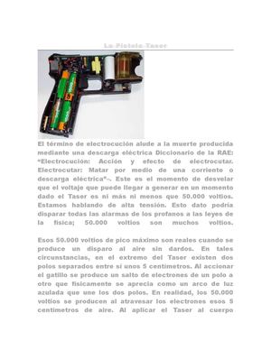 La Pistola Taser