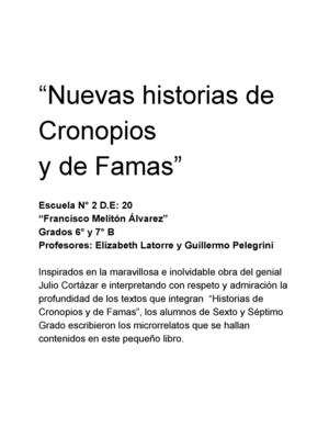 Nuevashistoriasde Cronopios