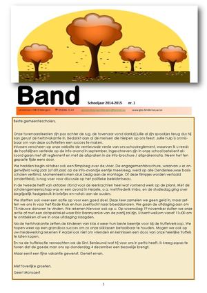 Band Nr 1 2014 2015