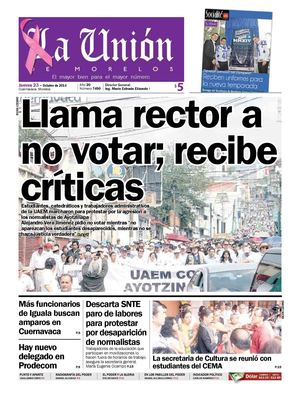 La Unión de Morelos 23 Octubre 2014