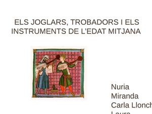 Joglars Trobadors Instruments