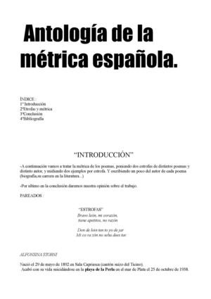 Lengua Poemas Y Tipos