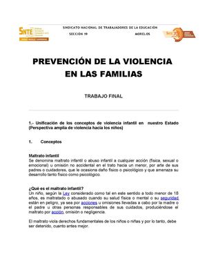 Violencia Familiar