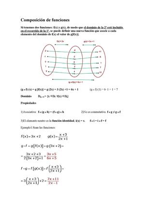 Composicion De Funciones