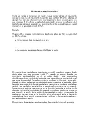 Movimiento Semiparabolico