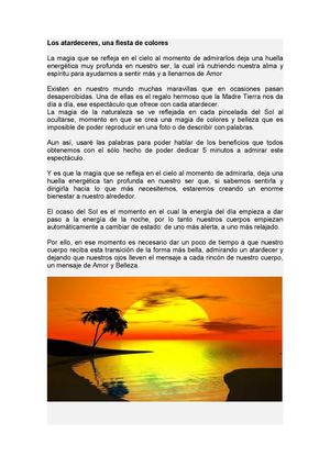 Atardeceres Colombianos