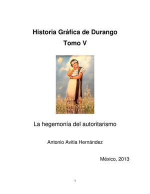 Historia Gráfica de Durango Tomo V