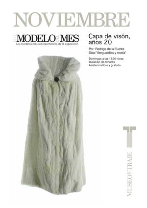 Capa de visón, años 20