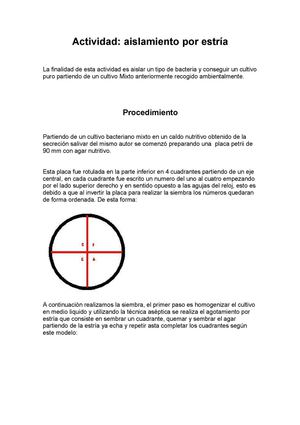 Actividad Aislamiento