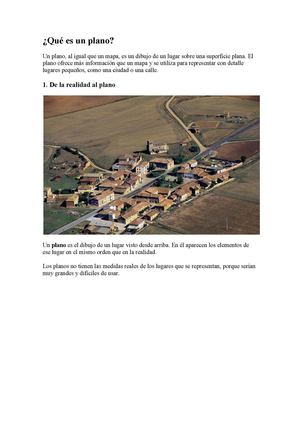 Qué Es Un Plano