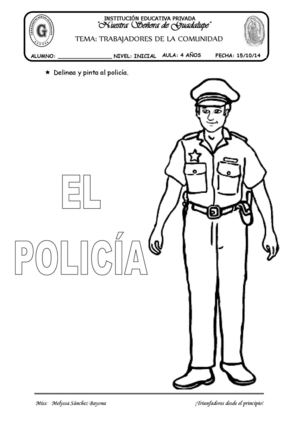 SESIÓN: EL POLICÍA