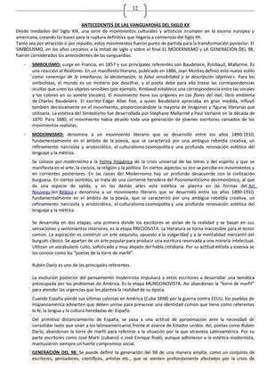 Las Vanguardias Del Siglo XX