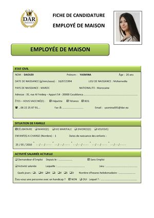 Fiche Yasmina Daoudi