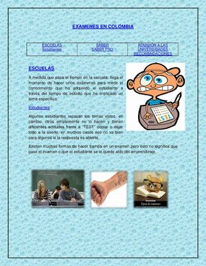 EXAMENES EN COLOMBIA