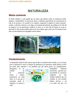 Naturaleza Y Medio Ambiente