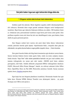 Blogger Nola Erabili Euskaraz