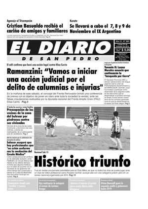 Diario de San Pedro 27-10