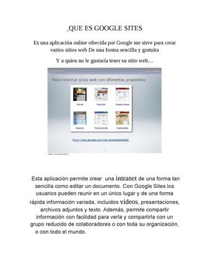 Que Es Google Sites