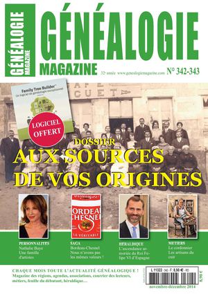 Généalogie Magazine N° 342 343
